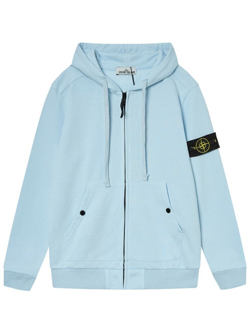 Stone Island Light Blue Hoodie